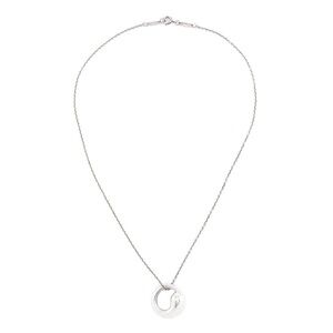 TIFFANY & CO. STERLING SILVER ELSA PERETTI ETERNAL CIRCLE PENDANT.